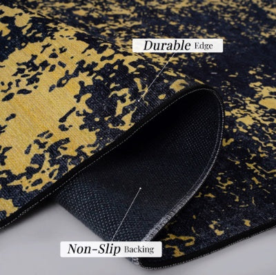 Non-Slip, Non-Shedding, Foldable, Low-Pile, LOOM LUXE 5x8 Area Rug