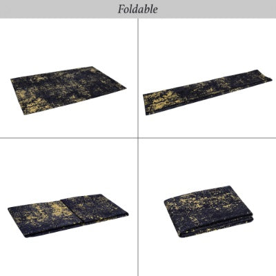 Non-Slip, Non-Shedding, Foldable, Low-Pile, LOOM LUXE 5x8 Area Rug
