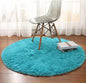 Modern Fluffy Decor Faux Fur Round Long Plush Rug
