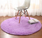Modern Fluffy Decor Faux Fur Round Long Plush Rug