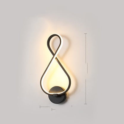 minimalist led nordic wall lamp