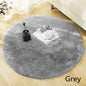 Modern Fluffy Decor Faux Fur Round Long Plush Rug