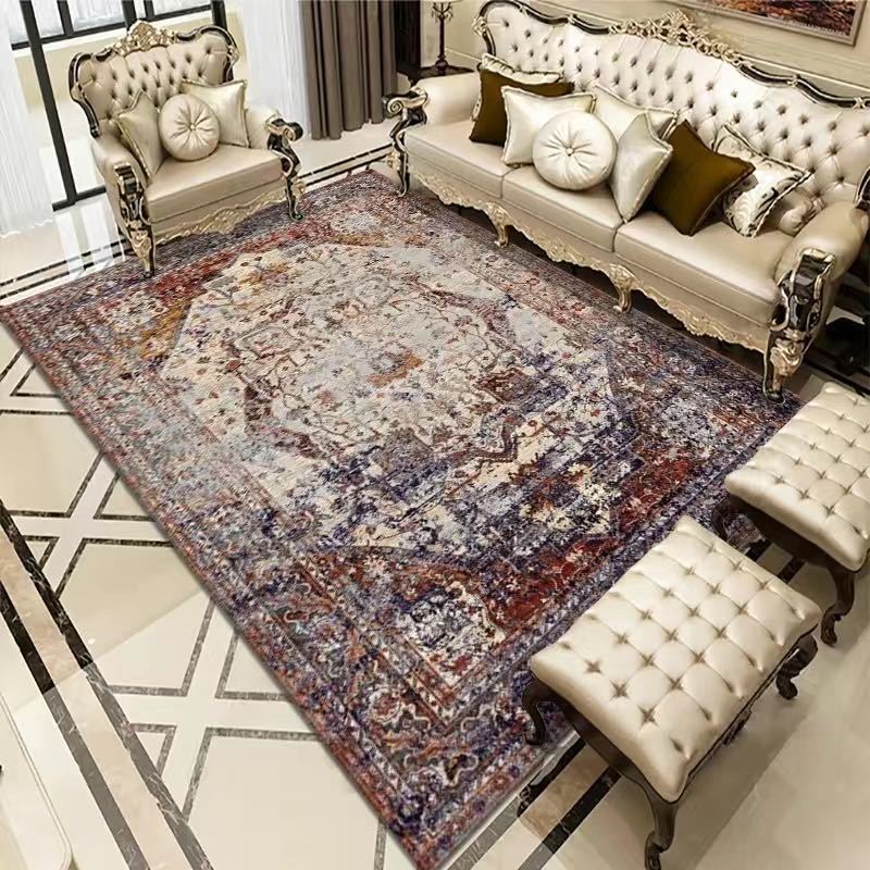 Soft Non-Slip Vintage Bohemian Persian Style Antique Rugs