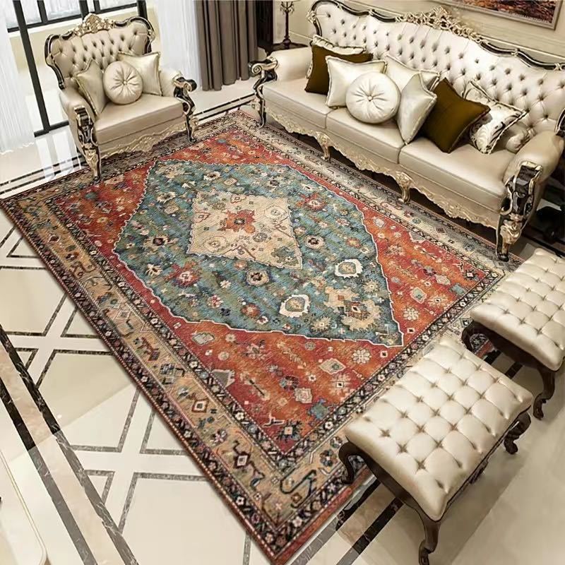 Soft Non-Slip Vintage Bohemian Persian Style Antique Rugs