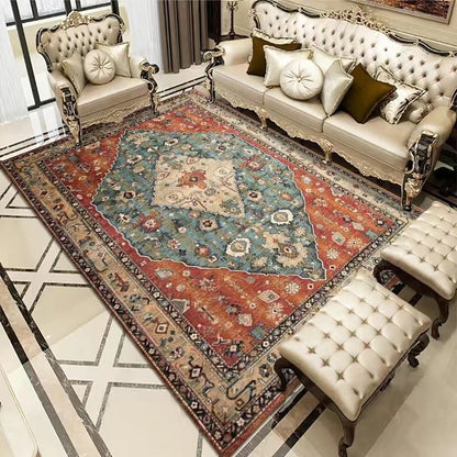 Soft Non-Slip Vintage Bohemian Persian Style Antique Rugs