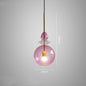 Bar Counter Macarons Candy Glass Chandeliers