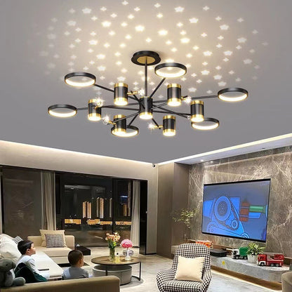 Luxury Nordic Star Whole Light Chandelier