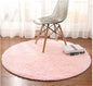 Modern Fluffy Decor Faux Fur Round Long Plush Rug
