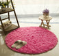 Modern Fluffy Decor Faux Fur Round Long Plush Rug