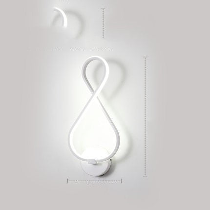 minimalist led nordic wall lamp