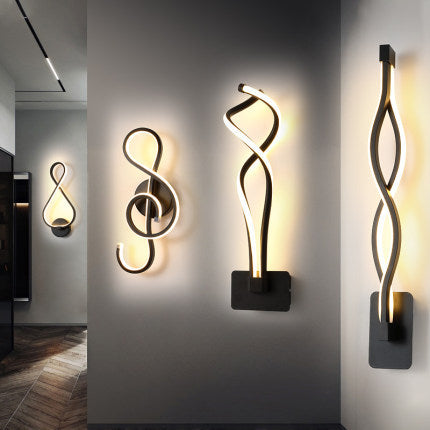 minimalist led nordic wall lamp