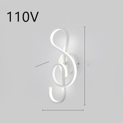 minimalist led nordic wall lamp