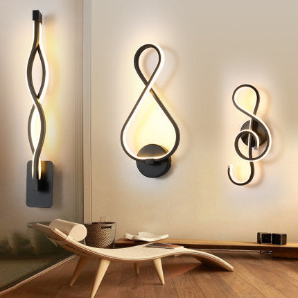 minimalist led nordic wall lamp