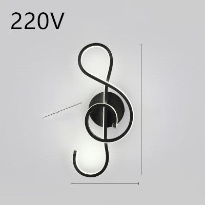 minimalist led nordic wall lamp