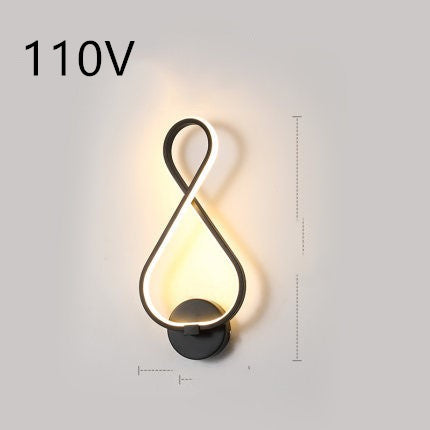 minimalist led nordic wall lamp