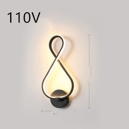 minimalist led nordic wall lamp