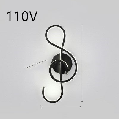 minimalist led nordic wall lamp