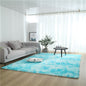 Variegated Tie-dye Gradient Long Wool End Table Rugs