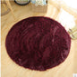 Modern Fluffy Decor Faux Fur Round Long Plush Rug