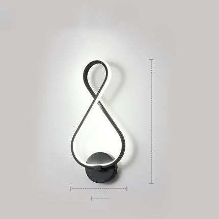 minimalist led nordic wall lamp
