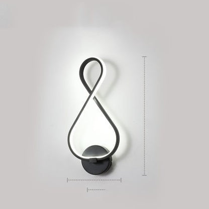 minimalist led nordic wall lamp