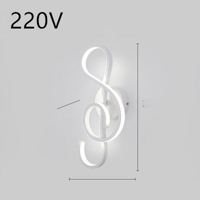 minimalist led nordic wall lamp