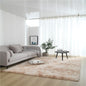 Variegated Tie-dye Gradient Long Wool End Table Rugs
