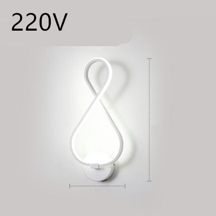 minimalist led nordic wall lamp