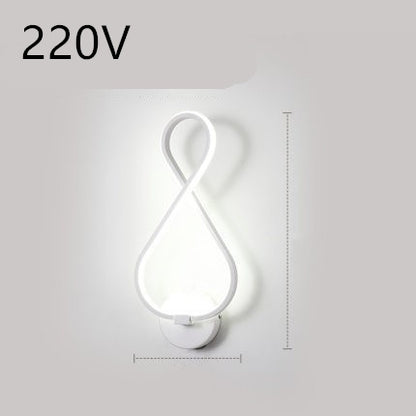 minimalist led nordic wall lamp