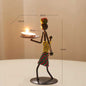 Creative Candle Holder Iron Home Decoration Kitchen Restaura