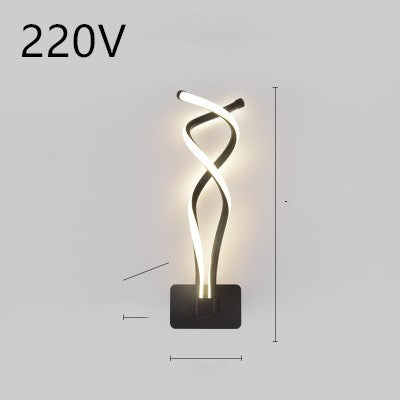 minimalist led nordic wall lamp