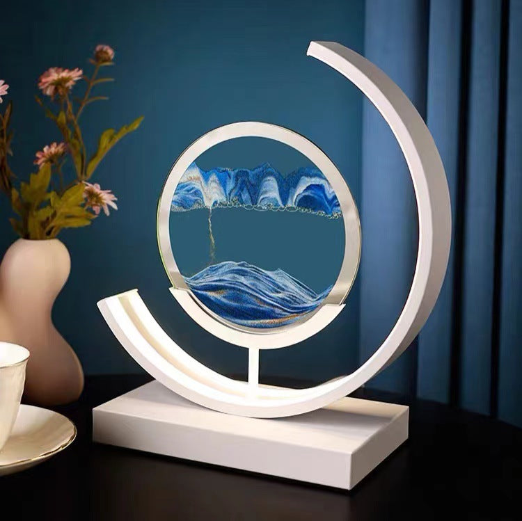 High-end Quicksand 3D Decorative Led Lamp