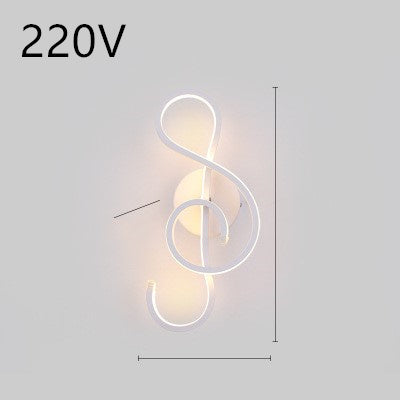 minimalist led nordic wall lamp
