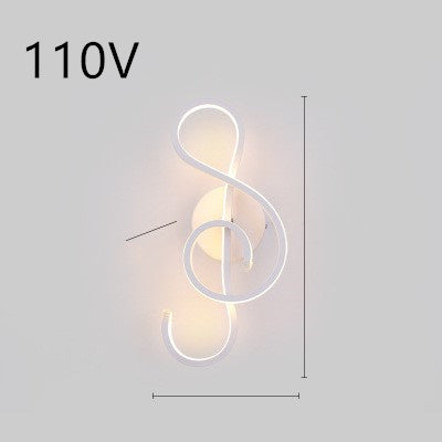 minimalist led nordic wall lamp
