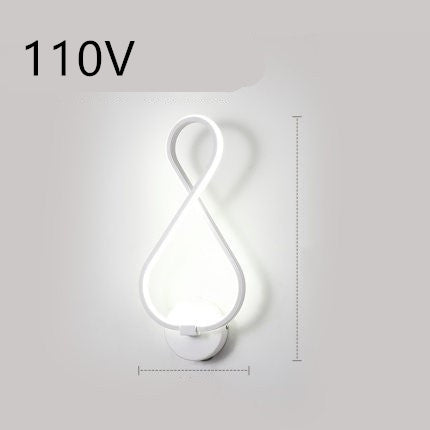 minimalist led nordic wall lamp