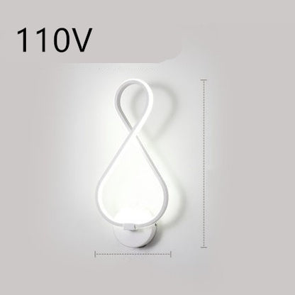 minimalist led nordic wall lamp