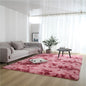 Variegated Tie-dye Gradient Long Wool End Table Rugs