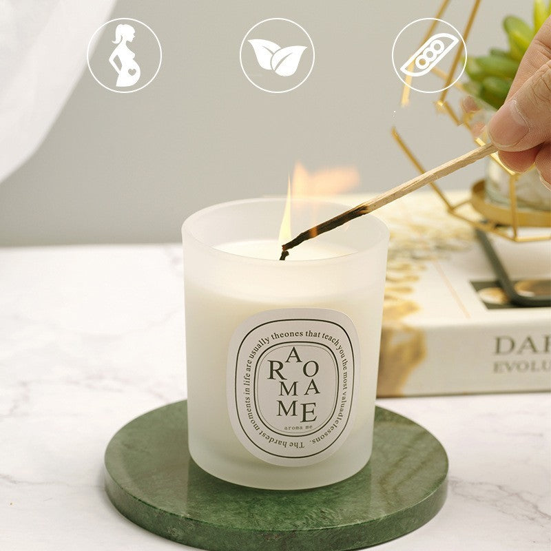 Frosted Cup Aromatherapy Candle Home Use