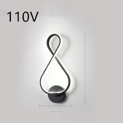 minimalist led nordic wall lamp
