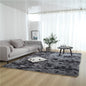 Variegated Tie-dye Gradient Long Wool End Table Rugs