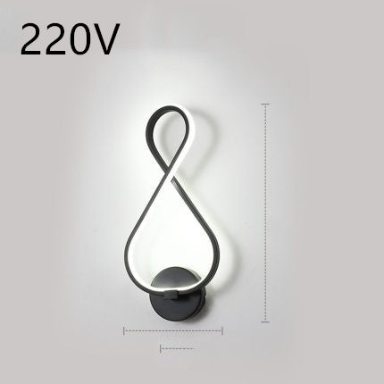 minimalist led nordic wall lamp